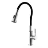 Смесители: Смеситель Lemark Expert LM5082S-Black для кухни с гибким изливом 1 в магазине Акватория