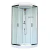 Душевые кабины и сауны: Душевая кабина Royal Bath  RB90HK5-WT-CH, прозрачное/хром 1 в магазине Акватория