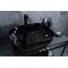 Санфаянс: Накладная раковина для ванной Gid BL1302 черная глянцевая 1 в магазине Акватория