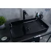 Санфаянс: Накладная раковина для ванной Gid BL9396 черная глянцевая 1 в магазине Акватория