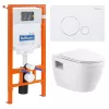 Санфаянс: Комплект 3 в 1 BelBagno BB070CHR/SC/BB002-80/BB014-SR-BIANCO 1 в магазине Акватория
