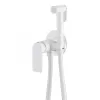 Душевые системы: Смеситель ABBER Weiss Insel AF8025W с гигиеническим душем, белый 1 в магазине Акватория