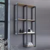 Мебель для ванной: Стеллаж подвесной Comforty Порто-50 дуб дымчатый 1 в магазине Акватория