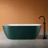 Ванны: Ванна из искусственного камня ABBER Frankfurt 170х75 темно-зеленая матовая 1 в магазине Акватория