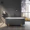 Ванны: Акриловая ванна Black & White SB310 Grey 1 в магазине Акватория