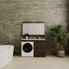 Мебель для ванной: Тумба напольная Style Line с раковиной  Даллас  венге левая/правая 120 1 в магазине Акватория