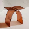 Аксессуары/Комплектующие: Стульчик для ванной прозрачный ABBER Kristall AT1739Opal коричневый 1 в магазине Акватория
