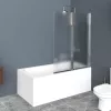 Душевые ограждения: Душевая шторка на ванну BelBagno UNO-V-2-100/150-P-Cr-R 1 в магазине Акватория