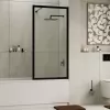 Душевые ограждения: Стеклянная шторка WasserKRAFT Abens 20W01-80 Matt black Fixed 1 в магазине Акватория