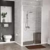 Душевые ограждения: Душевая дверь WasserKRAFT Neime 19P04 прозрачное/белый 1 в магазине Акватория
