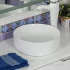 Санфаянс: Раковина MELANA MLN-7078D/A/ABW /7076 1 в магазине Акватория