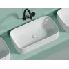 Санфаянс: Умывальник чаша Ceramica Nova накладная ( Белый Матовый) Element 705*380*150мм 1 в магазине Акватория