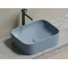 Санфаянс: Умывальник чаша Ceramica Nova накладная прямоугольная (цвет Серо-Голубой Матовый) Element 505*380*150мм 1 в магазине Акватория