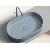 Санфаянс: Умывальник чаша Ceramica Nova накладная овальная (цвет Серо-Голубой Матовый) Element 608*385*122мм 1 в магазине Акватория