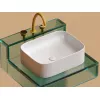 Санфаянс: Умывальник чаша Ceramica Nova  накладная прямоугольная (цвет Белый Матовый) Element 505*380*150мм 1 в магазине Акватория