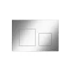 Санфаянс: Кнопка смыва CERAMICANOVA Balance, клавиши Square, цвет хром матовый, арт. CN12-002M 1 в магазине Акватория