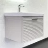 Мебель для ванной: Тумба-умывальник Comforty Касабланка-60/80 серый шёлк с раковиной 1 в магазине Акватория