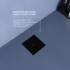 Водоотведение: Душевой трап RGW SDR-13B черный 1 в магазине Акватория