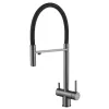 Смесители: Смеситель ABBER Wasser Kreis AF81141NG для кухни с подключением фильтра и выдвижной лейкой, никель 1 в магазине Акватория