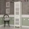 Мебель для ванной: Пенал напольный OPADIRIS Омега  слон.кость 1 в магазине Акватория