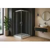 Душевые ограждения: Душевой уголок Royal Bath RB HPD-T-CH 90х80х200 (прозрачное) 1 в магазине Акватория