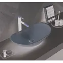 Раковина для ванной накладная овальная CeramaLux 7811