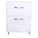 Тумба напольная с раковиной Style Line Каре (2 ящ.) Люкс белая, PLUS