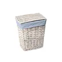 Плетеная корзина для белья с крышкой  WasserKRAFT Lippe WB-450-М