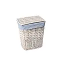 Плетеная корзина для белья с крышкой WasserKRAFT Lippe WB-450-S