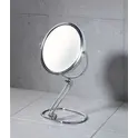Gedy  настольное 2-х стороннее косметическое зеркало с 5-ти кратным увеличением   хром
