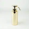 Surya Metall  круглый металлический дозатор с помпой V6   золото