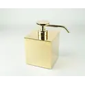 Surya Metall  квадратный металлический дозатор с помпой V6   золото