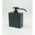 Surya Metall  прямоугольный металлический дозатор с помпой V6   черный матовый