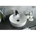 Накладная белая раковина для ванной Gid D1306