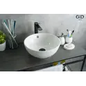 Накладная белая раковина для ванной Gid N9002