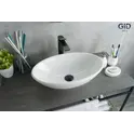 Накладная белая раковина для ванной Gid N9021