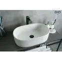 Накладная белая раковина для ванной Gid N9025