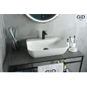 Накладная белая раковина для ванной Gid N9047