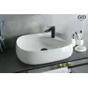 Накладная белая раковина для ванной Gid N9048