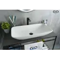 Накладная белая раковина для ванной Gid N9122