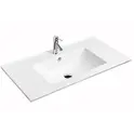Встраиваемая сверху белая раковина для ванной Gid 9090e
