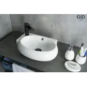 Подвесная белая раковина для ванной  Gid N9100R