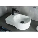 Подвесная белая раковина для ванной  Gid N9273R