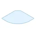 Timo крыша плексиглас ILMA четверть круга