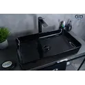 Накладная раковина для ванной Gid BL9396 черная глянцевая