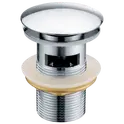 Донный клапан для раковины хром с переливом Gid CH100-1