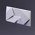 Панель гипсовая 3D ARTPOLE ORIGAMI