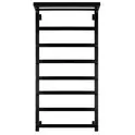 Полотенцесушитель Secado Корсано 1 СП , с полочкой , водяной, ЧЕРНЫЙ МАТОВЫЙ