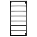Полотенцесушитель Secado Парма 2 водяной, ЧЕРНЫЙ МАТОВЫЙ