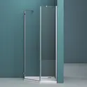 Душевой уголок BelBagno KRAFT-P-1-/C-Cr-L/R